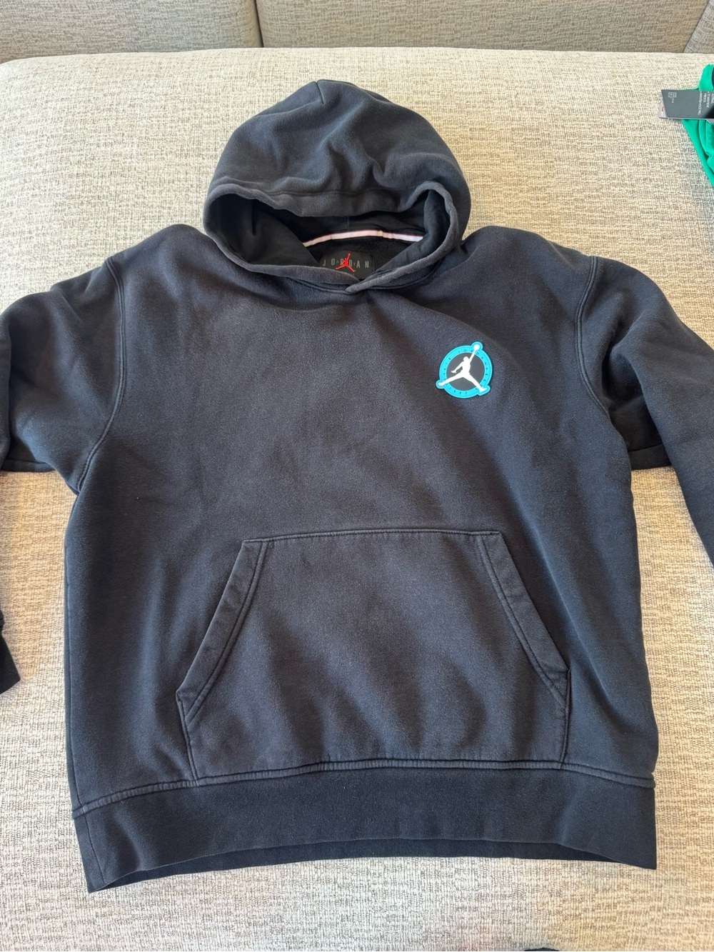 Jordan Black Hoodie with Jumpman Logo